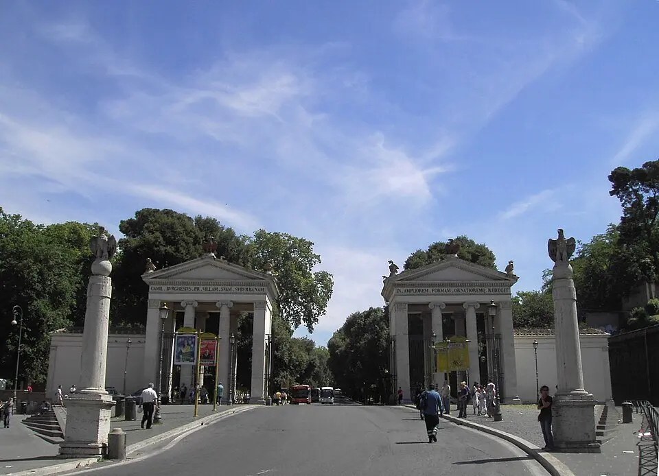 Ingresso di Villa Borghese, Roma